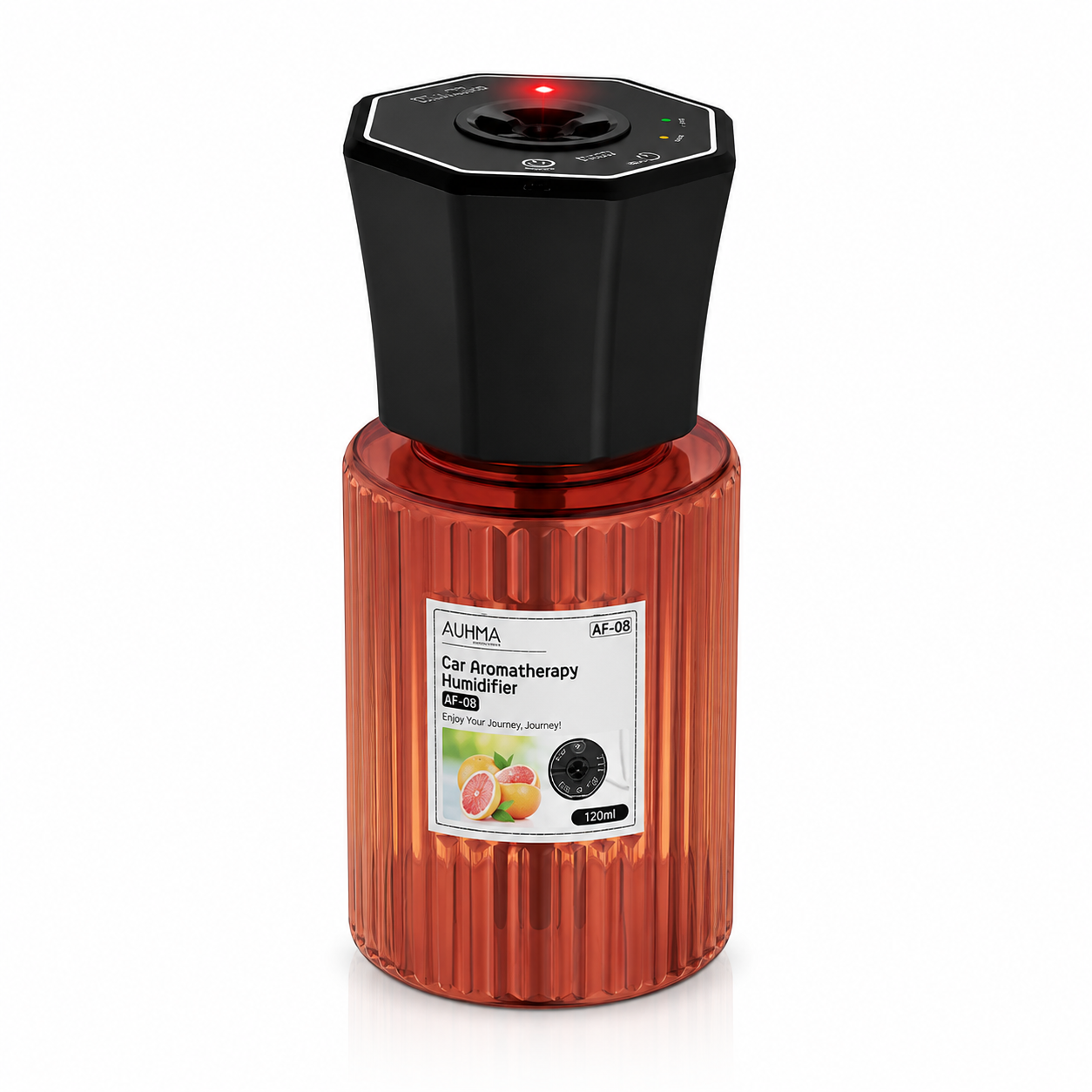 kthr Araç Aromaterapi Nemlendirici – 120 ml, Renkli Işık, Sessiz Kullanım - Görsel 1
