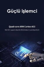 Taşınabilir Projektör Ev Sineması Android 14 Bluetooth Akıllı Projeksiyon HY300 PRO Beyaz - Görsel 4